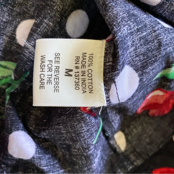 truly 4 you / Black and White polka dot cherry skirt - Picture 6 of 8